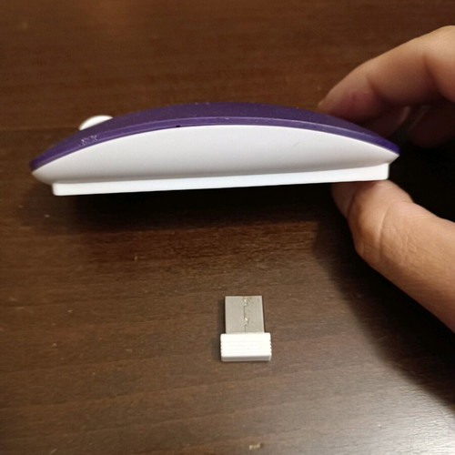 Wireless optical mouse used, plug & play