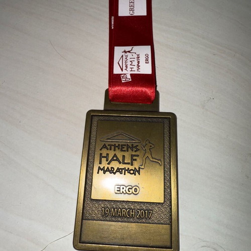 Athens Half Marathon Medal 2017 like new