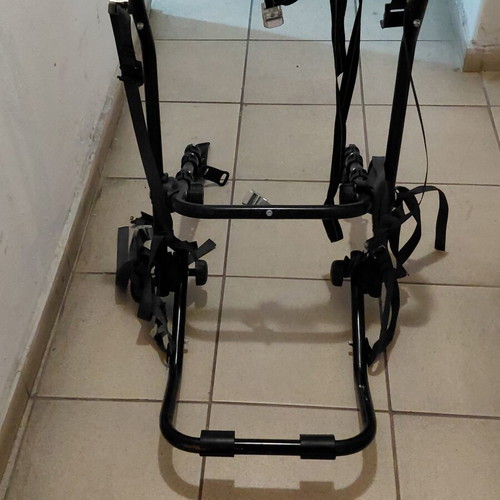 Bike rack for car trunk 3 positions used