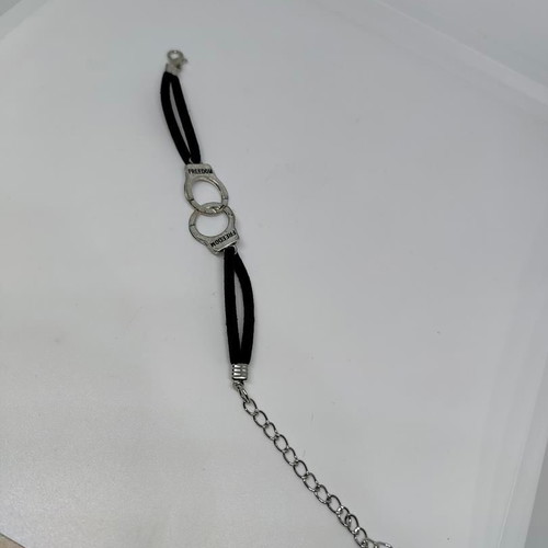 Freedom bracelet with handcuffs unisex, like new