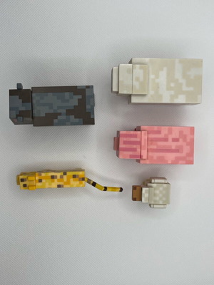 Minecraft animal figures used