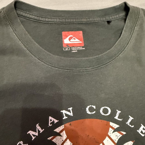 Quiksilver T-shirt green used, size M