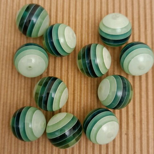 Beads like new, set of 11 pieces for bracelet