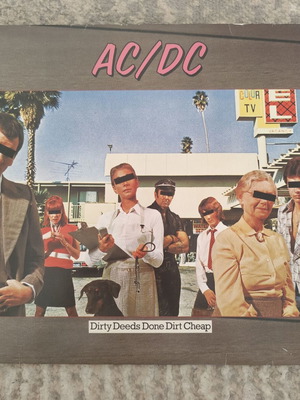 AC/DC Dirty Deeds Done Dirt Cheap LP used, rock