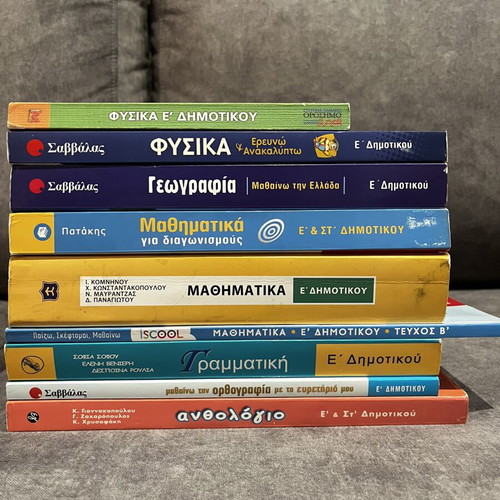 Set of 9 used E' Primary School Study Guides