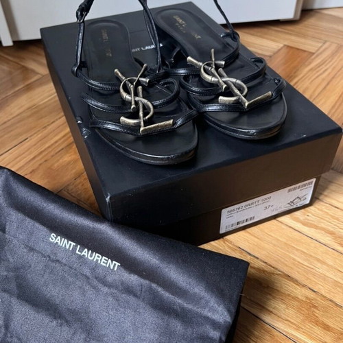 Saint Laurent sandals used, size 37, black