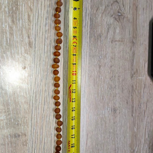 Authentic Baltic Amber Bracelet 20cm like new, brown
