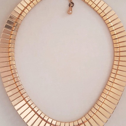 Cleopatra style necklace vintage used, length 43 cm