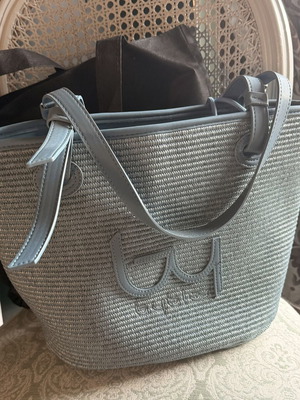 By Byblos Shopper Tote Sky Blue new shoulder bag