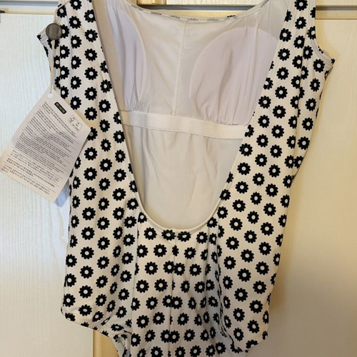 Tory Burch one-piece swimsuit new, size S, black and white