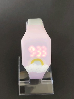 Children's Led watch like new, rubber strap