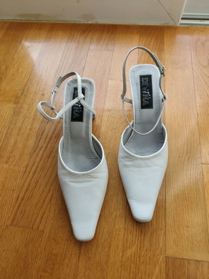 Divina leather bridal shoes like new, size 37, white