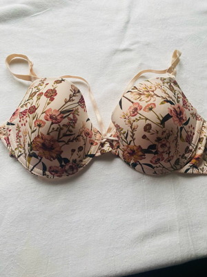 Secret Possession women's bra like new with floral design, size 75C