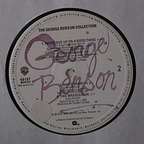 George Benson The George Benson Collection double LP new