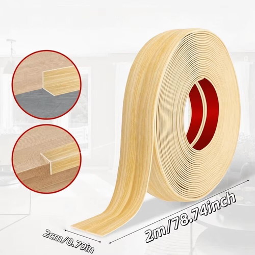 PVC corner strip 2 cm x 3 m with original wood grain, new