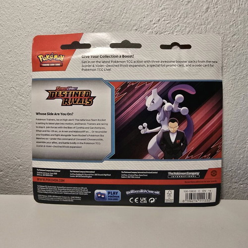 Pokémon TCG Scarlet & Violet Destined Rivals 3 Booster Pack Blister new