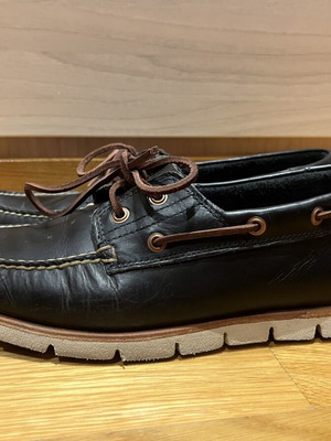 Timberland αντρικά παπούτσια boat shoes σαν καινούργιο, σκούρο μπλε και μαύρο, νούμερο 44