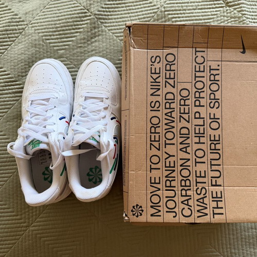 Nike Af1 Impact GS white athletic shoes like new size 38.5