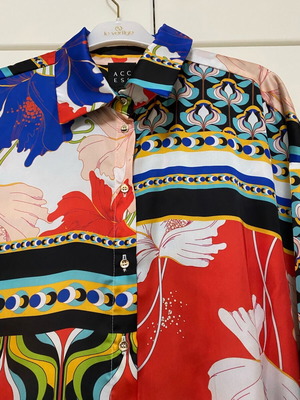 Access blouse new, multicolored, size M
