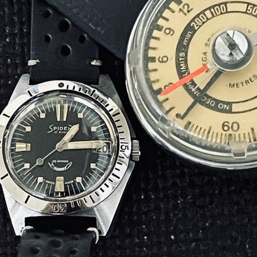 Squale automatic vintage diver watch
