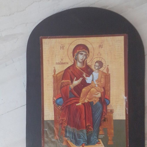Wooden handmade religious icon new, 39×28 cm