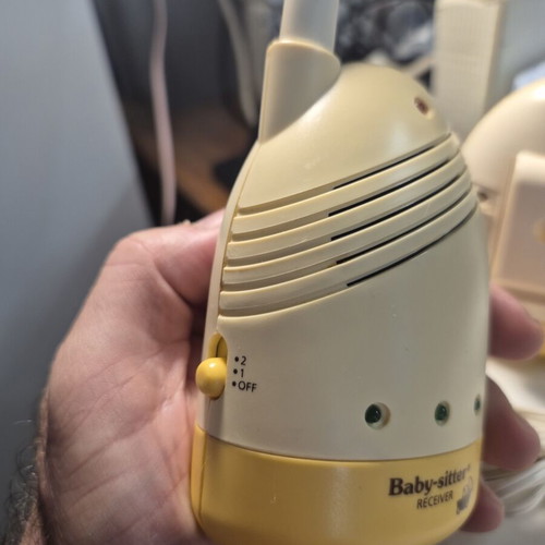 Baby-sitter Baby Monitor Set used with Room Thermometer and Power Function