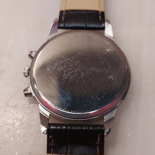 Pack of 2 wristwatches, brown and black, unisex