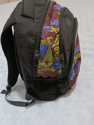 Polo school backpack used with three compartments and laptop pocket