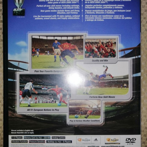 Uefa Euro 2004 PlayStation 2 game like new