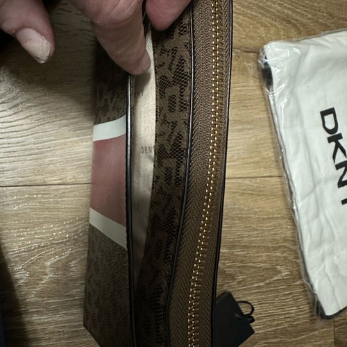 DKNY wallet new brown