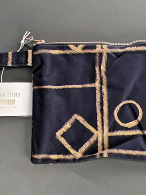 Maa Boo x Bleecker & Love beach pouch new, blue