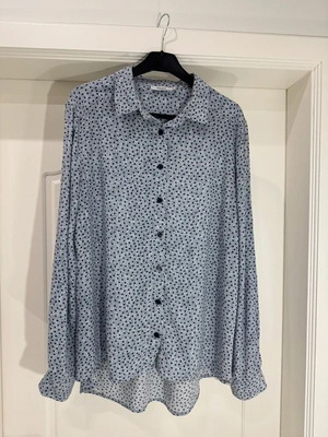 Toi&moi shirt gray-blue with polka dots like new, S/M