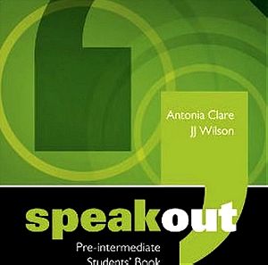 speak out pre intermediate students book