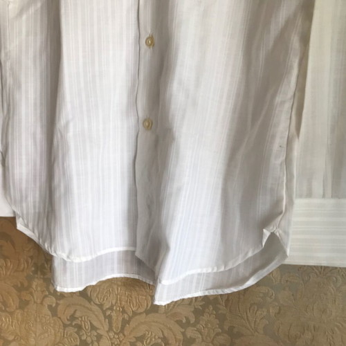 Elite women's shirt used, white striped, size 39 (M) retro