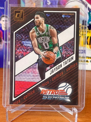 Jayson Tatum Panini Donruss Retro Series PRESS PROOF 2023-24 card like new