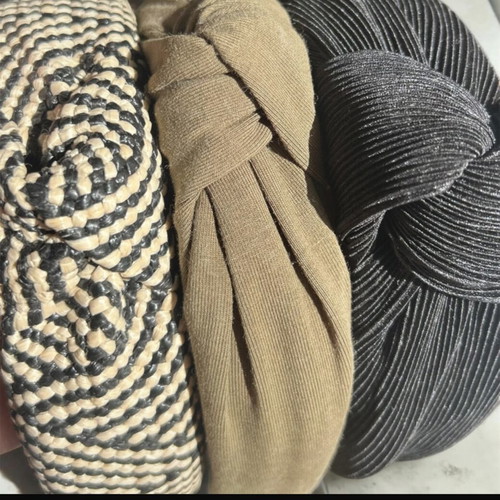 Zara hairbands set of 3 like new, multicolor