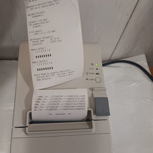 Epson TM-T20 Thermal Receipt Printer used, USB, 80mm