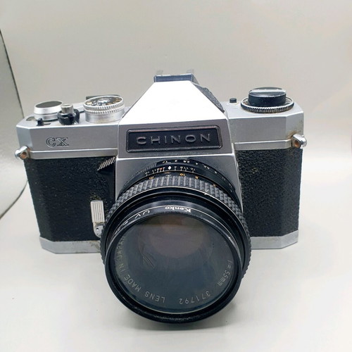 Chinon CX camera used with lens