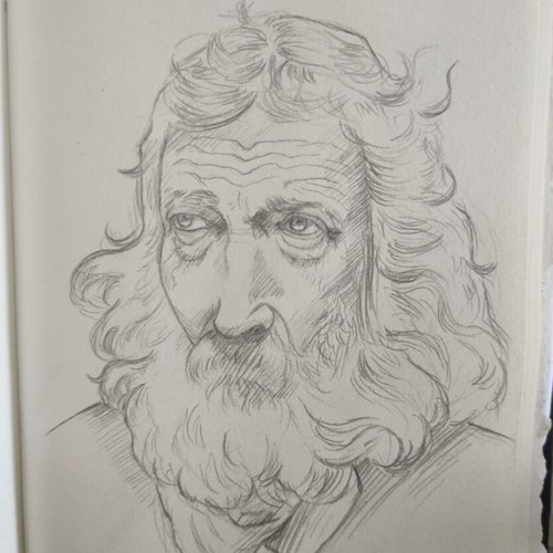 Portraits in Charcoal or Pencil A5 Size