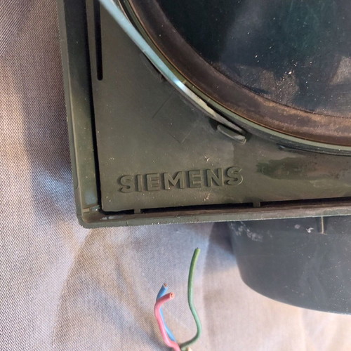 Siemens traffic light used, double field, polycarbonate, 63cm height