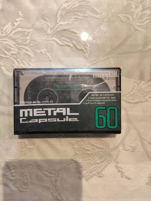 Maxell Metal Capsule 60 Cassette new sealed