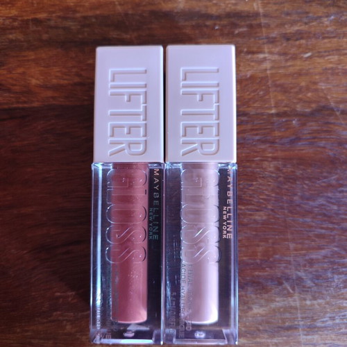 Lifter gloss Maybelline set like new, two shades Rust and Stone