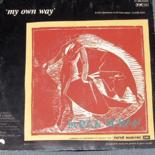 Duran Duran 7" vinyl My Own Way used, new wave pop