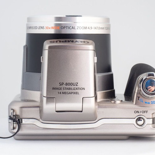Olympus SP-800UZ 14MP superzoom digital camera used, 30x optical zoom