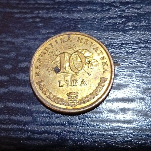 Croatia 10 Lipa Coin 1997 like new