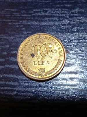 Croatia 10 Lipa Coin 1997 like new