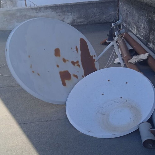 Satellite antenna large used dish