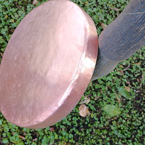 Copper Heavy Handcrafted Hammered Tray like new, Epirus