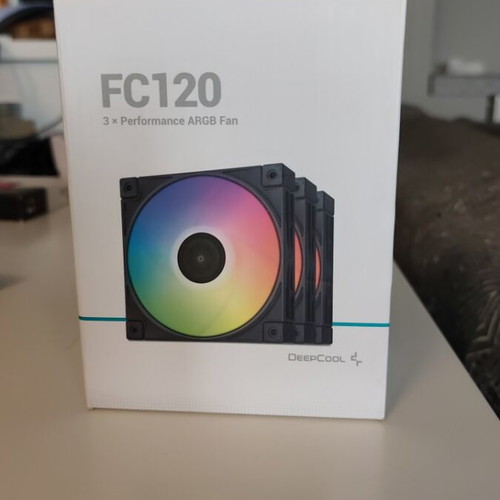 DeepCool FC120 ARGB 120mm Fan Kit like new, set of 3