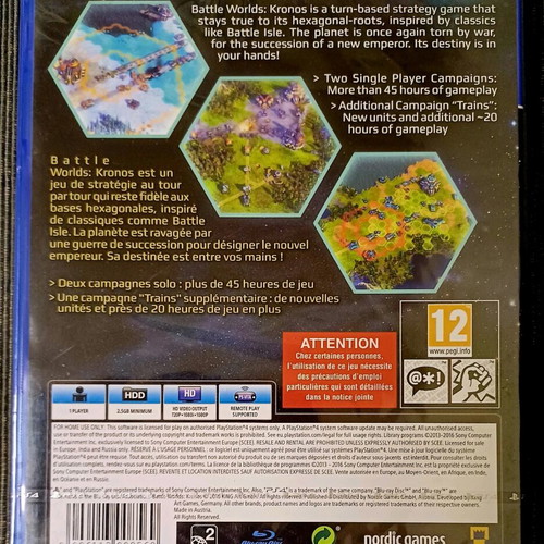 Battle Worlds Kronos PS4 sealed